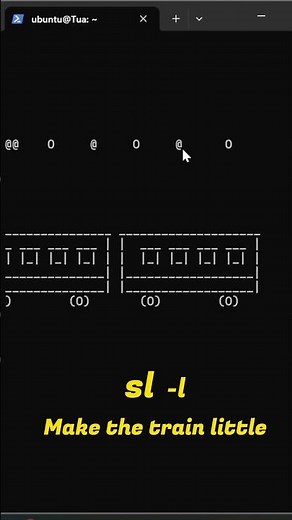 Exploring Linux command fun | sl | cmatrix #linux