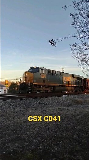CSX Coal Train C041 in Ardmore, Alabama