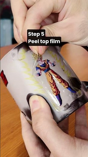 How a magic mug is made using sublimation printing and UV DTF.