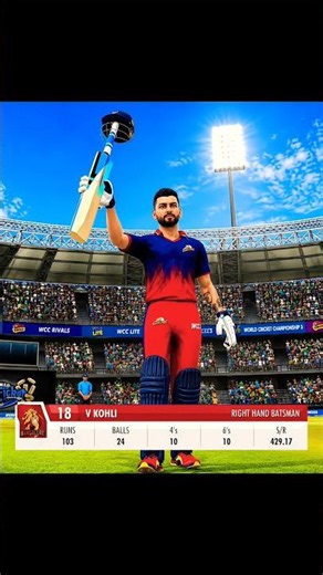 Kohli Destroyed MI! 103 Runs in 24 Balls 🏏💥 #wcc3