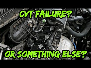 Customer Thought The Transmission Was Failing. I Have A Different Idea. Nissan Rogue CVT