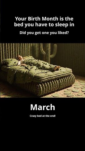 Your Birth Month is Your Bed AI ASMR