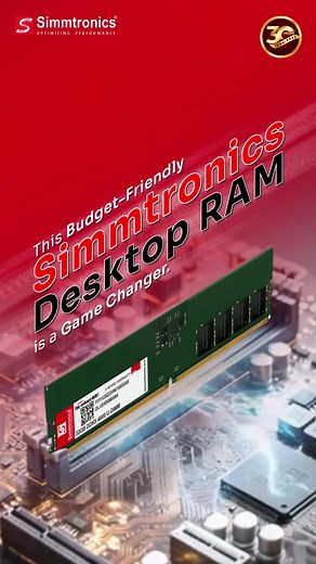 Give your desktop the power it deserves. 🚀 Experience smoother multitasking, faster loads, and unbeatable value with Simmtronics Desktop RAM — designed to level up your everyday computing. 👉 Discover more at www.simmtronics.co.in . . . #Simmtronics #DesktopRAM #PowerOfInnovation #BudgetUpgrade #FasterPerformance #SeamlessMultitasking #ReliableMemory #TechMadeSimple #SpeedUpgrade #InnovationInStorage #MadeForIndia #DigitalFuture #WorkPlayCreate #PerformanceUnlocked #UpgradeSmart #EverydayTech |
