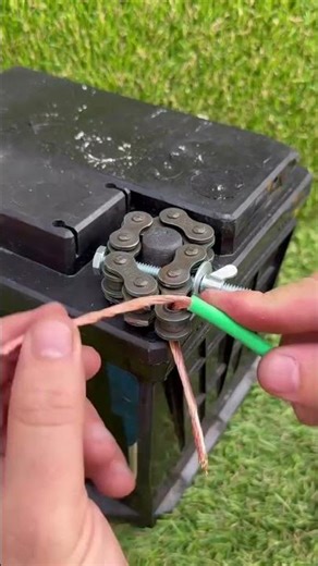 Practical battery connection.