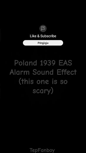 Poland 1939 EAS Alarm Sound Effect