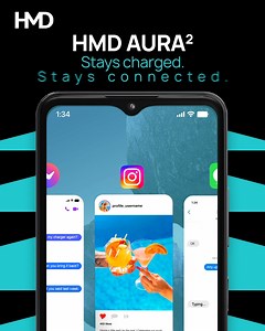 611K views · 2.9K reactions | Switch apps, stream, scroll, repeat We handle it all, lag-free. That's the real aura you need. Now available in stores! #HMD #HMDAura2 #Alwaysthere #MeraAuraHarJagah | HMD | Facebook