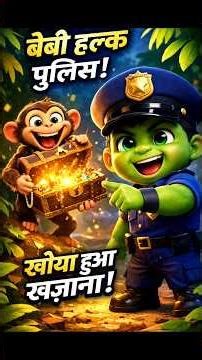 Baby Hulk Police aur Rahasyamayi Khazana | Kids Adventure Story 3D 4K