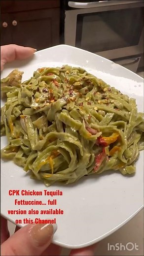 CPK Chicken Tequila Fettuccine #cpk #chickentequila #pasta #food #fettuccine #recipe #easy