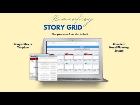 Romantasy Story Grid - Digital Planning Tool For Writers