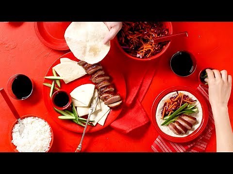 How To Make Family-Style Peking Duck Wraps