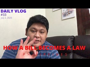 HOW A BILL BECOMES A LAW | PHILIPPINES | MARK AGASANG