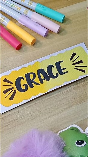 G R A C E | Fun and Simple Calligraphy | Writing Names