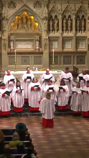 Just 90 seconds of a beautiful melody. This is "Never Weather-Beaten Sail" performed by Trinity Choir 🎶 | Trinity Church NYC