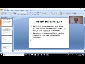 Growth and Evolution of Political Theory