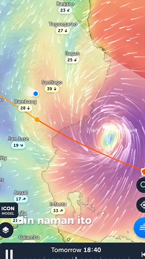 176K views · 1K reactions | Batay sa Zoom Earth App ito po ang Posibleng magiging kilos ng Bagyo #UwanPH hanggang lunes ng umaga. Maghanda at mag ingat po ang lahat. | Mark Laurence D. Sunio | Facebook
