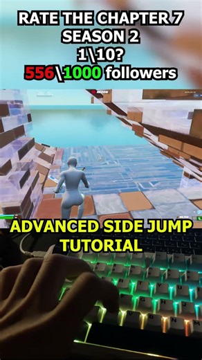 Advanced Side jump TUTORIAL FORTNITE #fortnite