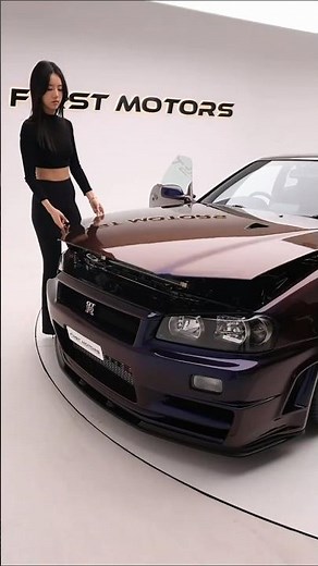 Midnight Purple III 2001 Nissan R34 Skyline GT-R Nismo Clubman Race Spec #shorts #nissan #nissangtr