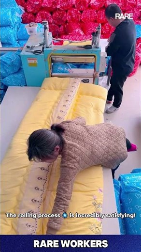 This Quilt Rolling Hack Is PEAK Satisfaction! ✨