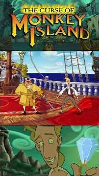 Insult Swordfighting with Rottingham in the Curse of Monkey Island