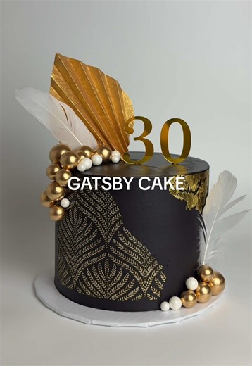 Stunning Great Gatsby Birthday Cake Ideas
