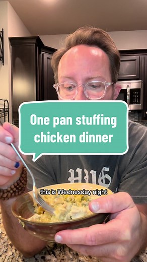 It’s #rotisserieweek and we’re starting strong with a #simplerecipe using #stovetopstuffing and #creamofchicken #rotisseriechicken #easycooking #weeknightmeals #onepandinner #casserole #casserolerecipe