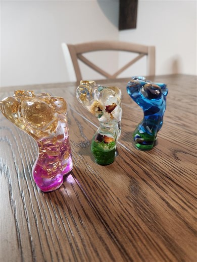 Handmade Resin Female Torso Sculpture - Etsy