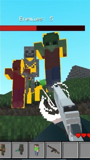 #minecraft bullet game