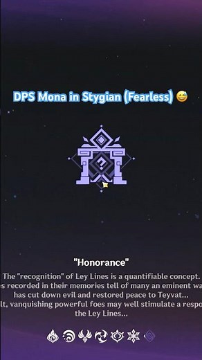 Mona as DPS in Stygian Fearless (Luna V) #genshinimpact #genshin #stygianonslaught