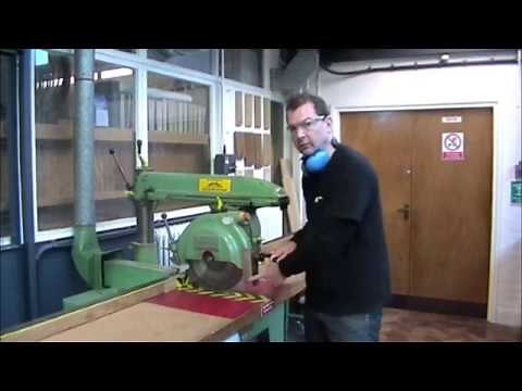 How to use a Radial Arm Cross Cut Saw
