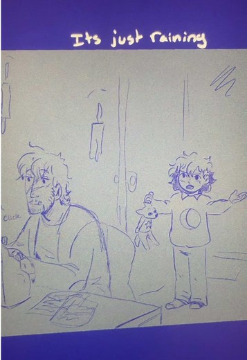 Just raining.#myart #digitalart #comic #themarauders #hpmaraudersera #harrypotter #siriusblack #remuslupin #wolfstarsupremacy #wolfstar #fancomic #kidoc #originalcharacter #au #notmysound