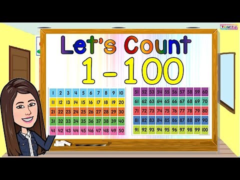 LET'S COUNT 1 -100 | COUNT TO 1-100 | NUMBERS 1-100 | LEARN COUNTING NUMBERS