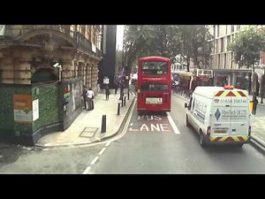 A number 59 bus ride from Kings Cross to Brixton Station, London - Thursday 28th August 2014