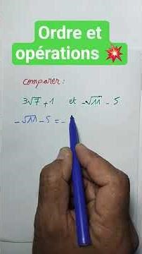 Comment comparer deux nombres :explication rapide et claire #maths collège