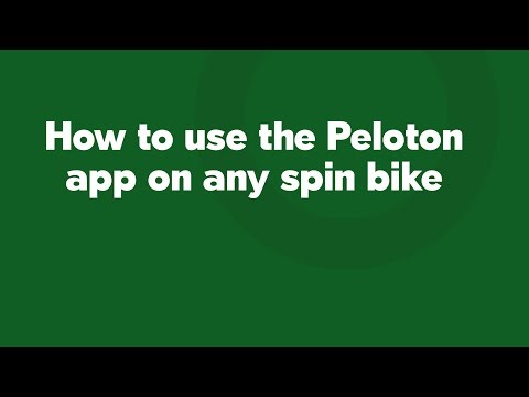 How to use the Peloton app on any spin bike