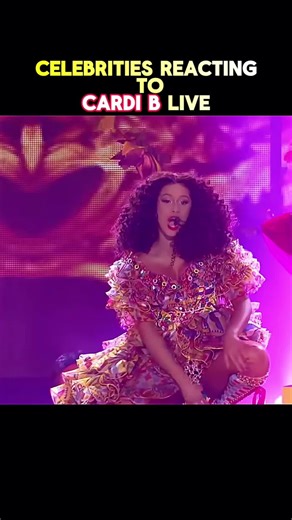 Celebrities Reacting To Cardi B Live#cardib #performance #crowd #foryoupage