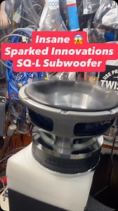 Check out this beast, the Sparked Innovations SQL subwoofer available in the Bass blaster blue #caraudio #subwoofer #12inch #soundsystem #basshead | Matt Murphy