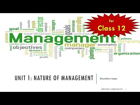 Nature of Management | Unit 1 | Business Studies | Class 12 | NEB | Learn easily in Nepali
