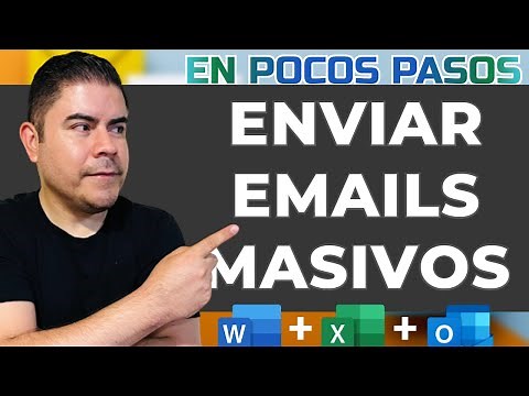 📨 Enviar emails masivos usando Combinar correspondencia | Word + Excel + Outlook
