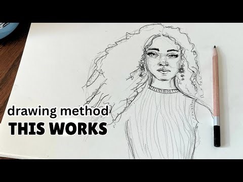 Draw Better Faces - 10 Minute Portrait Drawing Practice