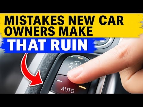 13 Mistakes New Car Owners Make That Ruin Their Engine