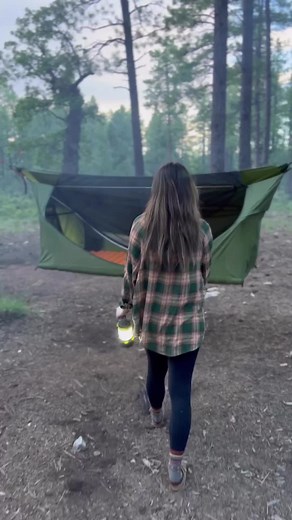 Relaxing Hammock Camping in Nature - Outdoor Adventure and Exploration