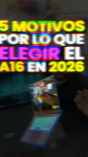 5 motivos para elegir la Gigabyte A16 🔥 Tu próxima notebook gamer 💻 #GigabyteA16