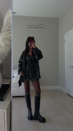 some of my recent fall outfits 🖤 #ootw #ootd #falloutfits #winteroutfit #outfitinspo