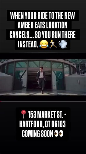When you find out Amber Eats is BACK in Hartford… 😂🏃🏽‍♀️💨 📍153 Market St. Hartford, CT 06103 COMING SOON! 👀🔥