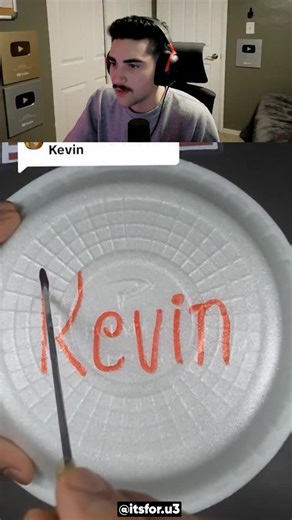 Riley Haghian on Instagram: "How to Write Kevin with Styrofoam 🤯"