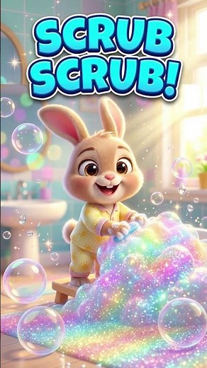☀️ Bobo’s Morning Wake Up & Wash Hands! 🫧 | Kids Routine Song #shorts #kidssongs #nurseryrhymes
