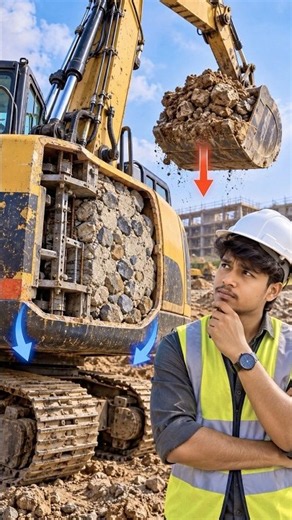 🤯 JCB వెనుక ఎందుకిలా ఉంటాయి? #osmdhruva #telugu #telugufacts #telugunews