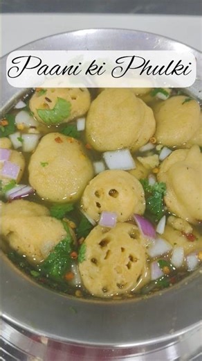 Street Style Panni Ki Phulki | 5 Min Quick Recipe