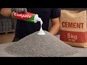 Adding toothpaste to cement – ​​99% of people don't know this million-dollar idea.