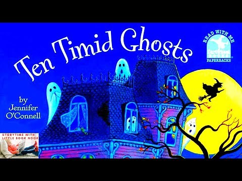 🎃 Kids Books Read Aloud: Ten Timid Ghosts by Jennifer O'Connell HALLOWEEN